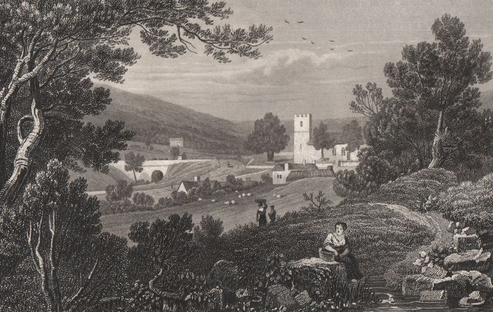 Aberystwyth, or Blaenau Gwent, Monmouthshire, Wales, by Henry Gastineau 1835